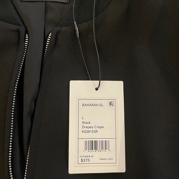 NWT Theory Bomber Jacket size L - Picture 8 of 11